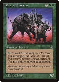 Crazed Armodon - Tempest - Magic: The Gathering card