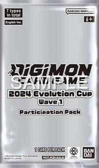 2024 Evolution Cup - Wave 1 Participation Pack - Digimon Promotion Cards - Digimon Card Game card