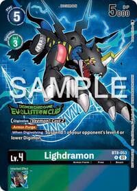Lighdramon - BT8-053 (2024 Evolution Cup) - New Awakening - Digimon Card Game card