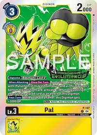 Pal - P-147 (2024 Evolution Cup) - Digimon Promotion Cards - Digimon Card Game card