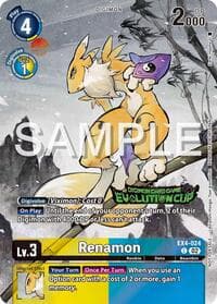 Renamon - EX4-024 (2024 Evolution Cup) - Alternative Being Booster - Digimon Card Game card