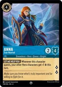 Anna - True-Hearted - Ursula's Return - Disney Lorcana card
