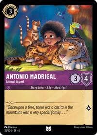 Antonio Madrigal - Animal Expert - Ursula's Return - Disney Lorcana card