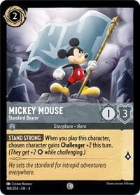 Mickey Mouse - Standard Bearer - Ursula's Return - Disney Lorcana card