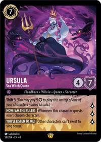 Ursula - Sea Witch Queen - Ursula's Return - Disney Lorcana card