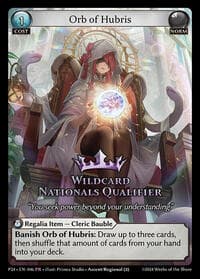 Orb of Hubris - Promotional Cards - Grand Archive TCG card