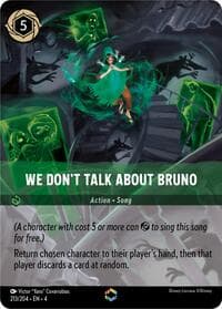 We Don't Talk About Bruno (Enchanted) - Ursula's Return - Disney Lorcana card