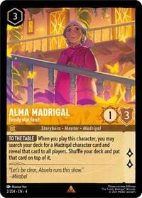 Alma Madrigal - Family Matriarch - Ursula's Return - Disney Lorcana card