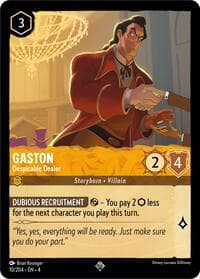 Gaston - Despicable Dealer - Ursula's Return - Disney Lorcana card
