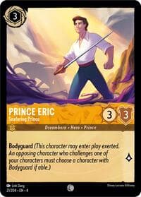 Prince Eric - Seafaring Prince - Ursula's Return - Disney Lorcana card