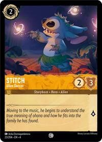 Stitch - Alien Dancer - Ursula's Return - Disney Lorcana card