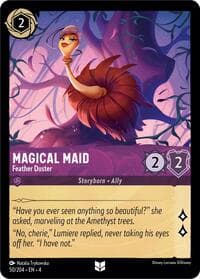 Magical Maid - Feather Duster - Ursula's Return - Disney Lorcana card