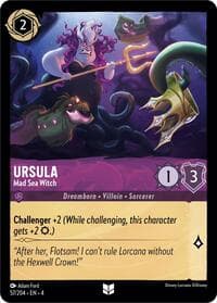 Ursula - Mad Sea Witch - Ursula's Return - Disney Lorcana card
