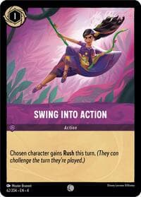 Swing into Action - Ursula's Return - Disney Lorcana card
