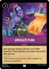 Ursula's Plan - Ursula's Return - Disney Lorcana card