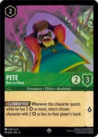 Pete - Born to Cheat - Ursula's Return - Disney Lorcana card