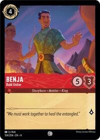 Benja - Bold Uniter - Ursula's Return - Disney Lorcana card