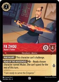 Fa Zhou - Mulan's Father - Ursula's Return - Disney Lorcana card