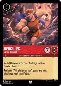 Hercules - Daring Demigod - Ursula's Return - Disney Lorcana card