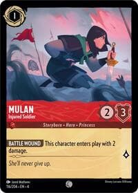 Mulan - Injured Soldier - Ursula's Return - Disney Lorcana card