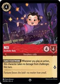 Noi - Acrobatic Baby - Ursula's Return - Disney Lorcana card