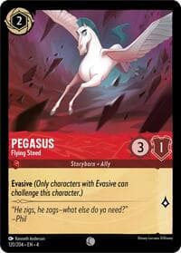 Pegasus - Flying Steed - Ursula's Return - Disney Lorcana card
