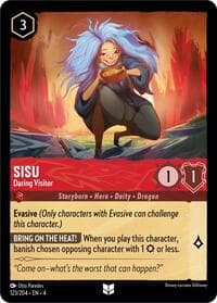 Sisu - Daring Visitor - Ursula's Return - Disney Lorcana card