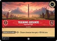 Training Grounds - Impossible Pillar - Ursula's Return - Disney Lorcana card