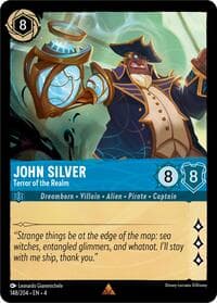 John Silver - Terror of the Realm - Ursula's Return - Disney Lorcana card