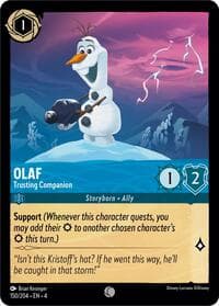 Olaf - Trusting Companion - Ursula's Return - Disney Lorcana card