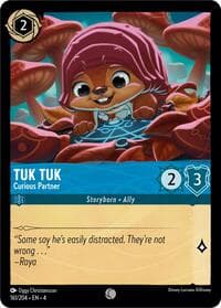 Tuk Tuk - Curious Partner - Ursula's Return - Disney Lorcana card