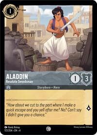 Aladdin - Resolute Swordsman - Ursula's Return - Disney Lorcana card
