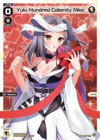 Yuki, Hundred Calamity Miko (Box Purchase) - Promo Cards - WIXOSS card