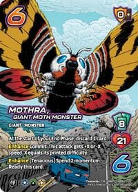 Mothra, Giant Moth Monster - Challenger Series: Godzilla - UniVersus card