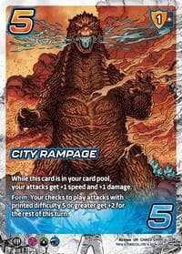 City Rampage - Challenger Series: Godzilla - UniVersus card