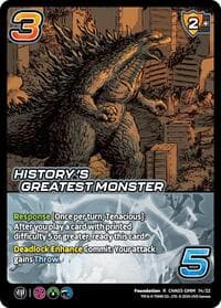 History's Greatest Monster - Challenger Series: Godzilla - UniVersus card