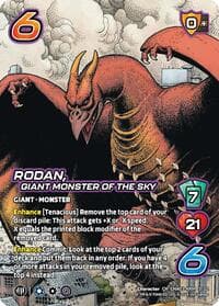 Rodan, Giant Monster of the Sky - Challenger Series: Godzilla - UniVersus card