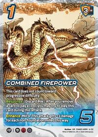 Combined Firepower - Challenger Series: Godzilla - UniVersus card