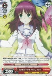 Battlefront Rest, Yuri - Angel Beats! Re:Edit - Weiss Schwarz card
