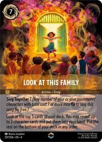 Look at This Family (Enchanted) - Ursula's Return - Disney Lorcana card