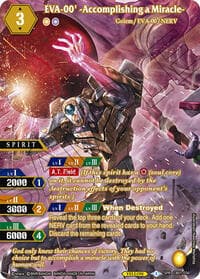 EVA-00' -Accomplishing a Miracle- (SPR) - Collaboration Booster 01: Halo of Awakening - Battle Spirits Saga card