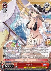 Aquila (SP) (Silver Signature) - Azur Lane - Weiss Schwarz card