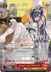 August von Parseval (SP) (Silver Signature) - Azur Lane - Weiss Schwarz card