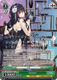 Azuma (SP) (Silver Signature) - Azur Lane - Weiss Schwarz card