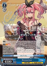 Bremerton (SP) (Silver Signature) - Azur Lane - Weiss Schwarz card