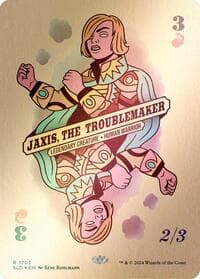 Jaxis, the Troublemaker (Rainbow Foil) - Secret Lair Drop Series - Magic: The Gathering card