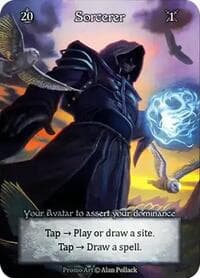Sorcerer - Dust Reward Promos - Sorcery: Contested Realm card