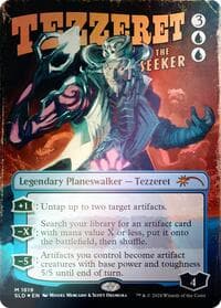 Tezzeret the Seeker (1619) (Rainbow Foil) - Secret Lair Drop Series - Magic: The Gathering card