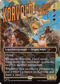 Korvold, Fae-Cursed King (1625) - Secret Lair Drop Series - Magic: The Gathering card