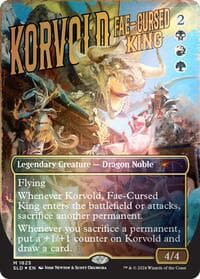 Korvold, Fae-Cursed King (1625) (Rainbow Foil) - Secret Lair Drop Series - Magic: The Gathering card